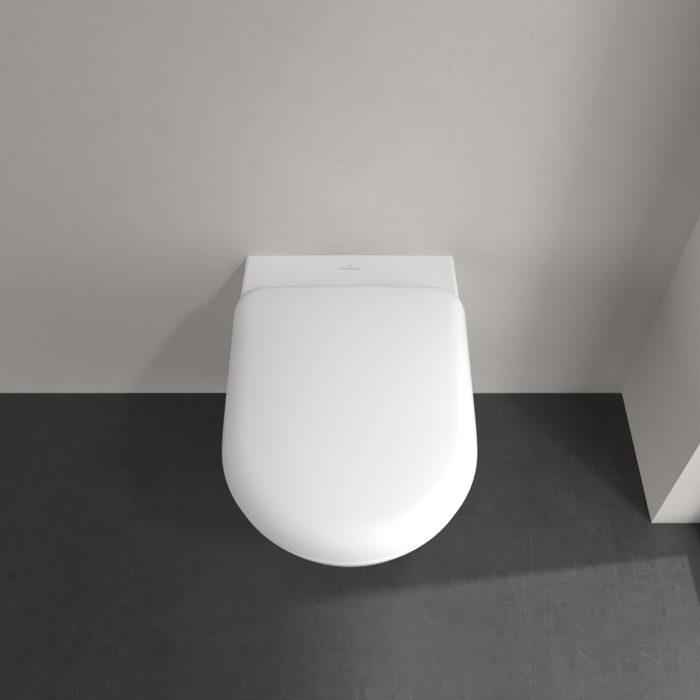 Унитаз Villeroy & Boch Antao 370x560мм безободковый, с вертикальным смывом, с функцией TwistFlush, Alpin White CeramicPlus