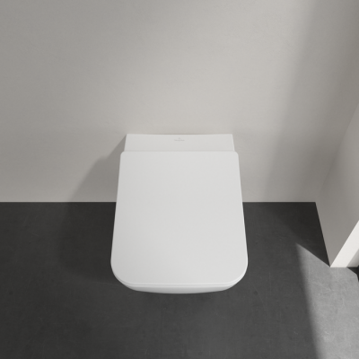 Сидение для унитаза Villeroy&Boch Venticello SlimSeat (Wrapover), с микролифтом, быстросъемное, Альпийский белый