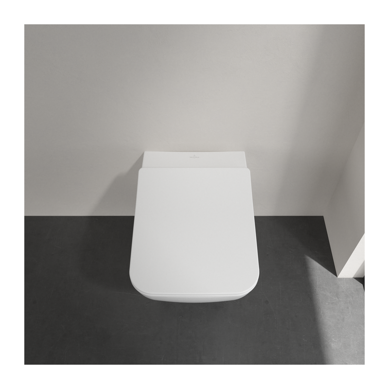 Сидение для унитаза Villeroy&Boch Venticello SlimSeat (Wrapover), с микролифтом, быстросъемное, Альпийский белый