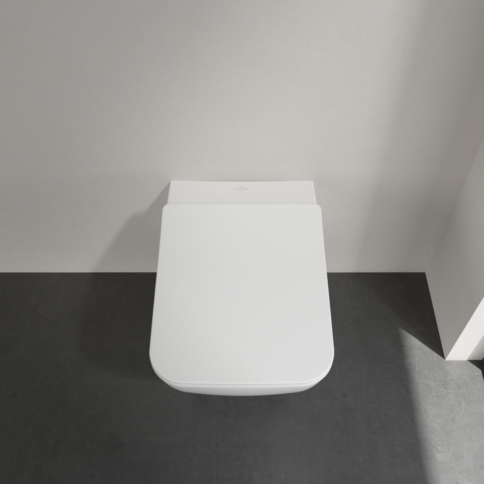 Сидение для унитаза Villeroy&Boch Venticello SlimSeat (Wrapover), с микролифтом, быстросъемное, Альпийский белый