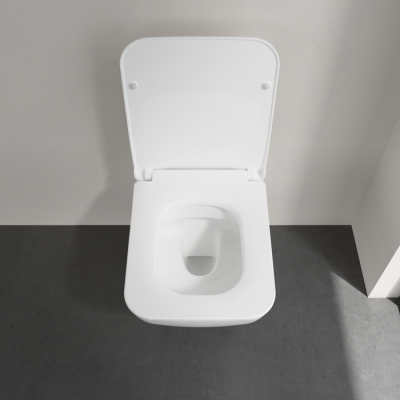 Сидение для унитаза Villeroy&Boch Venticello SlimSeat (Wrapover), с микролифтом, быстросъемное, Альпийский белый