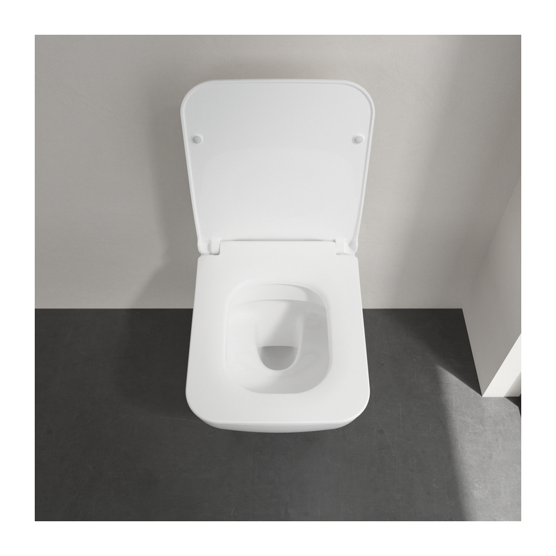 Сидение для унитаза Villeroy&Boch Venticello SlimSeat (Wrapover), с микролифтом, быстросъемное, Альпийский белый