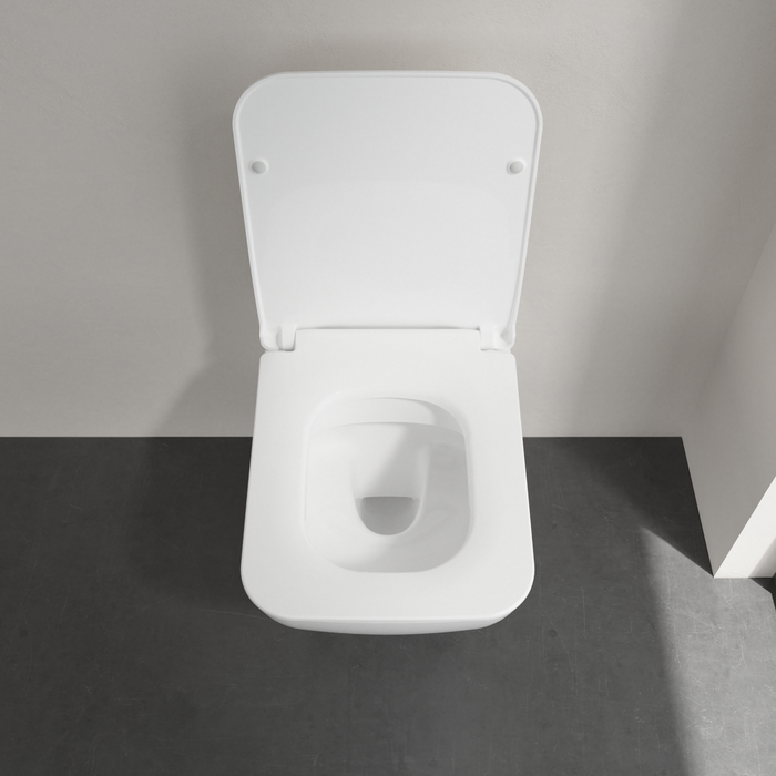 Сидение для унитаза Villeroy&Boch Venticello SlimSeat (Wrapover), с микролифтом, быстросъемное, Альпийский белый