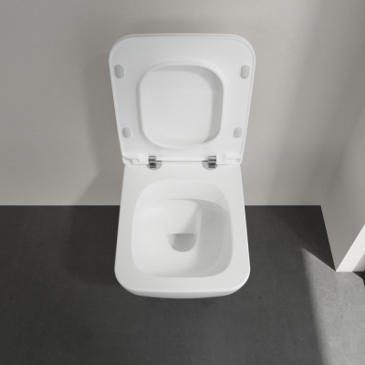 Сидение для унитаза Villeroy&Boch Venticello SlimSeat (Wrapover), с микролифтом, быстросъемное, Альпийский белый