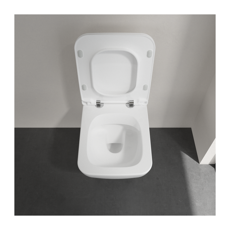 Сидение для унитаза Villeroy&Boch Venticello SlimSeat (Wrapover), с микролифтом, быстросъемное, Альпийский белый