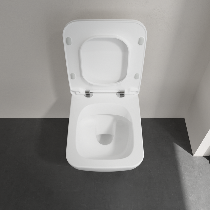Сидение для унитаза Villeroy&Boch Venticello SlimSeat (Wrapover), с микролифтом, быстросъемное, Альпийский белый