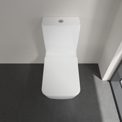 Сидение для унитаза Villeroy&Boch Venticello SlimSeat (Wrapover), с микролифтом, быстросъемное, Альпийский белый