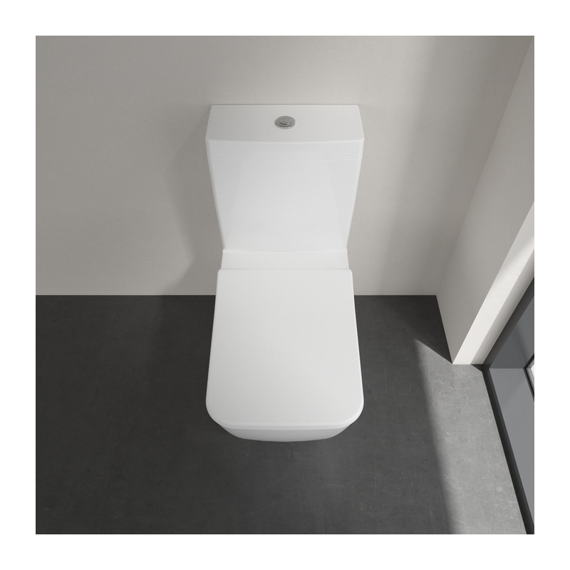 Сидение для унитаза Villeroy&Boch Venticello SlimSeat (Wrapover), с микролифтом, быстросъемное, Альпийский белый