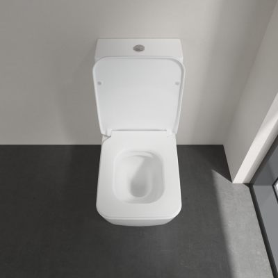 Сидение для унитаза Villeroy&Boch Venticello SlimSeat (Wrapover), с микролифтом, быстросъемное, Альпийский белый