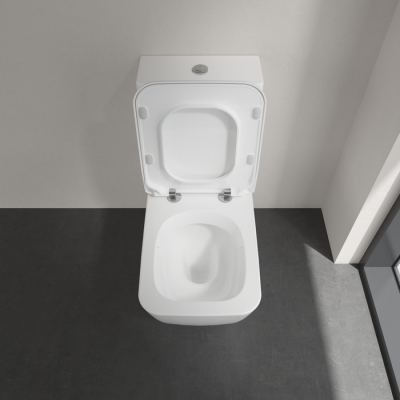 Сидение для унитаза Villeroy&Boch Venticello SlimSeat (Wrapover), с микролифтом, быстросъемное, Альпийский белый