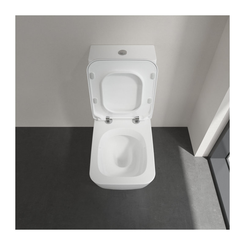 Сидение для унитаза Villeroy&Boch Venticello SlimSeat (Wrapover), с микролифтом, быстросъемное, Альпийский белый