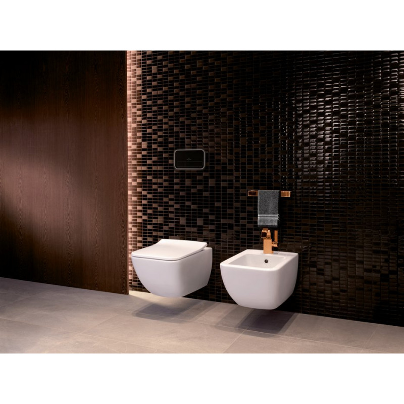 Сидение для унитаза Villeroy&Boch Venticello SlimSeat (Wrapover), с микролифтом, быстросъемное, Альпийский белый