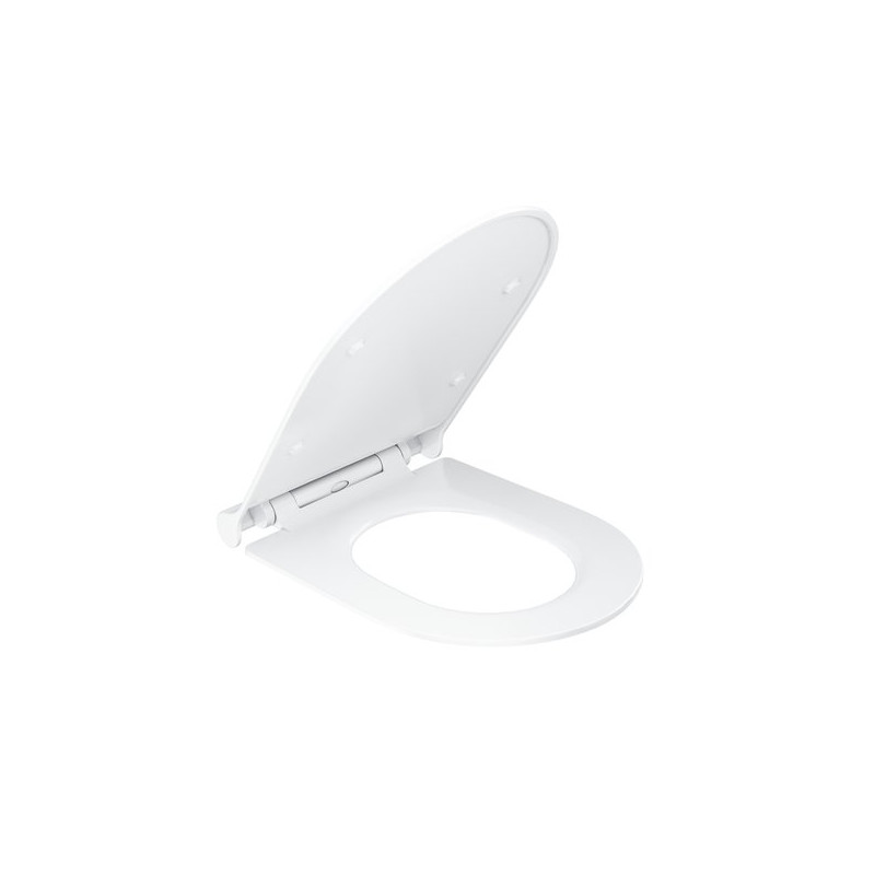 Сиденье для унитаза RAVAK Uni Chrome Slim белое