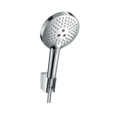 Душевой набор Hansgrohe Raindance Select S 120 3jet PowderRain с держателем и шлангом 125см, хром