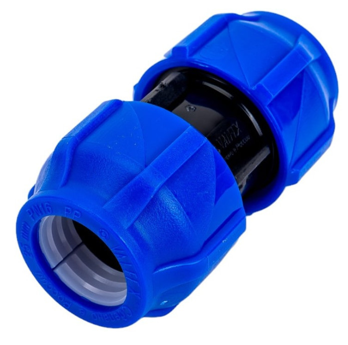 Муфта компрессионная ПЭ Дн 25 Ру16 VALFEX 121001121025