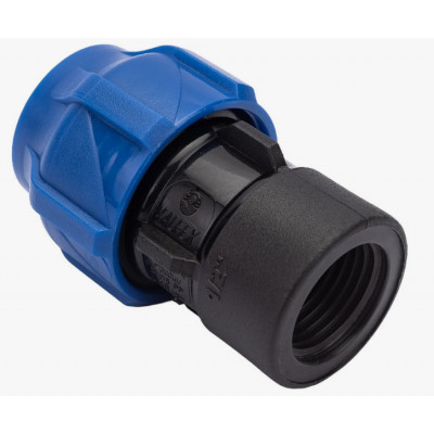 Муфта компрессионная ПЭ Дн 25х3/4" ВР Ру16 VALFEX 121001225034