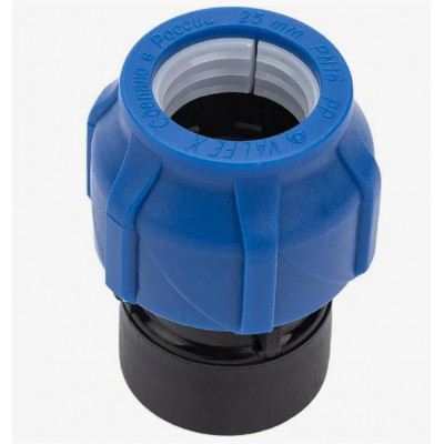 Муфта компрессионная ПЭ Дн 32х1/2" ВР Ру16 VALFEX 121001232012