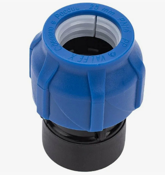 Муфта компрессионная ПЭ Дн 40х1 1/2" ВР Ру16 VALFEX 121001240112