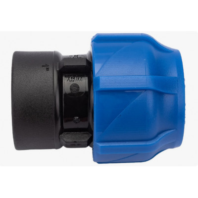 Муфта компрессионная ПЭ Дн 50х1 1/2" ВР Ру16 VALFEX 121001250112
