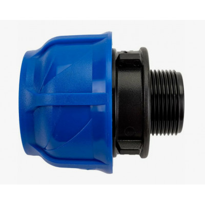 Муфта компрессионная ПЭ Дн 25х1/2" НР Ру16 VALFEX 121001125012