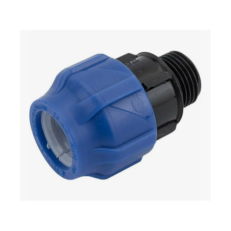 Муфта компрессионная ПЭ Дн 63х2" НР Ру16 VALFEX 121001163200