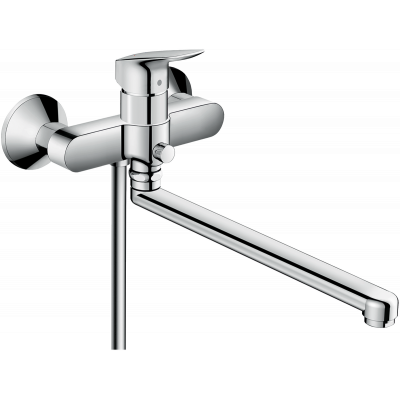 Однорычажный смеситель для ванны с длинным изливом Hansgrohe Logis 71402000