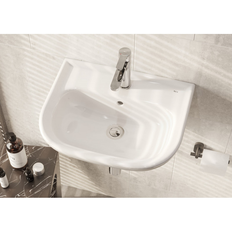 Раковина Roca Access 500x410мм, 1 отверстие, белая