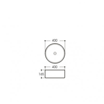 Раковина накладная для монтажа на столешницу Aquatek AQ5118-00 400*400*165 мм