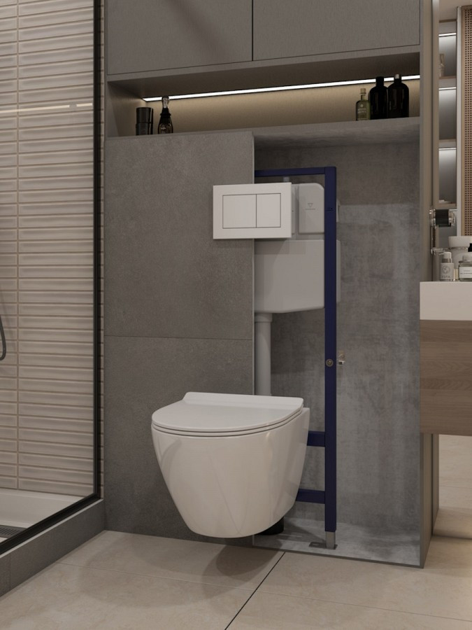 Инсталляция для подвесного унитаза Quwelle Pro 1150x525x110