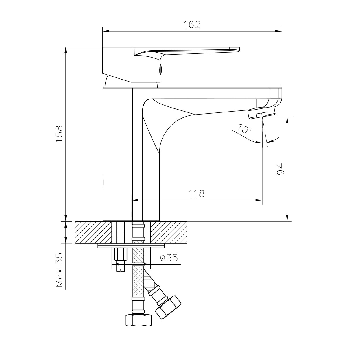Смеситель DecoRoom для раковины DR53012