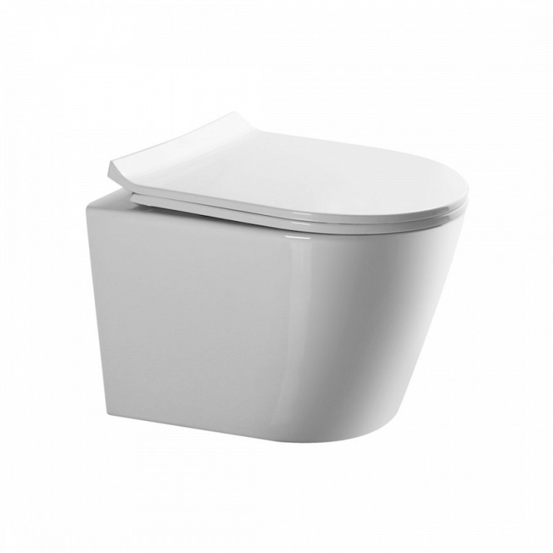 Комплект Унитаз подвесной Qwelle + Инсталляция Geberit Duofix Delta 458.163.21.1 с кнопкой смыва, хром