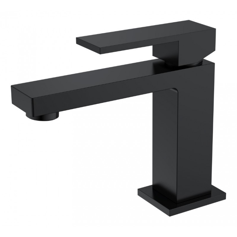 Смеситель для умывальника Boheme Uno Qubic Matt Black
