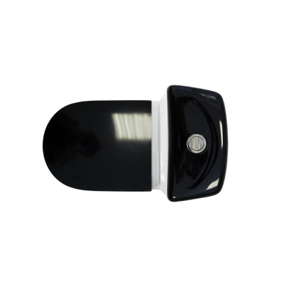 Унитаз компакт Sanita Luxe Best Black быстросъемное сиденье дюропласт soft close