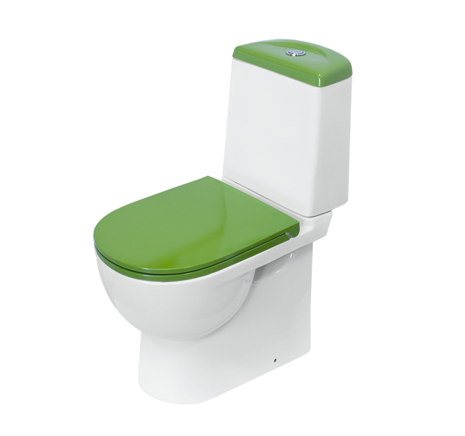 Унитаз-компакт Sanita Luxe Best Green быстросъемное сиденье дюропласт soft close