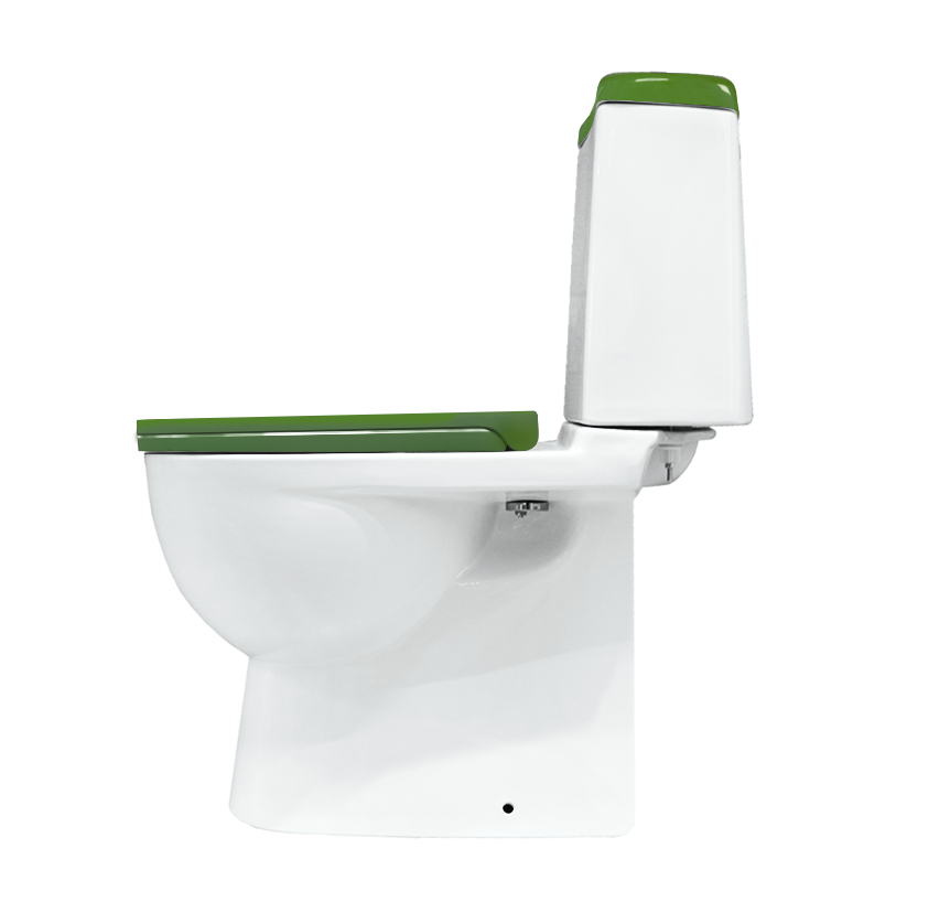 Унитаз-компакт Sanita Luxe Best Green быстросъемное сиденье дюропласт soft close