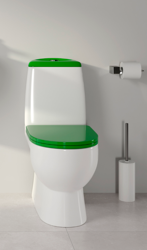 Унитаз-компакт Sanita Luxe Best Green быстросъемное сиденье дюропласт soft close