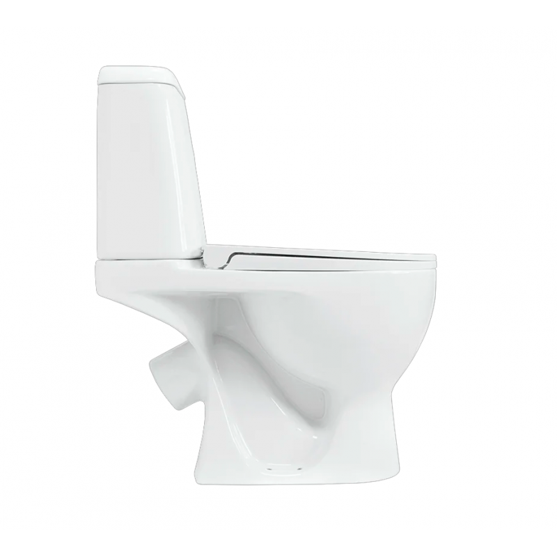Унитаз-компакт Sanita Luxe Max Comfort Белый, быстросъемное сиденье дюропласт soft-close