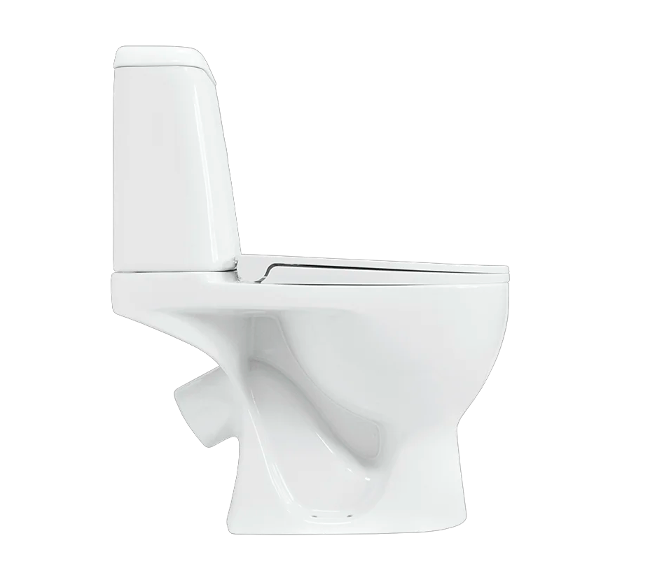 Унитаз-компакт Sanita Luxe Max Comfort Белый, быстросъемное сиденье дюропласт soft-close