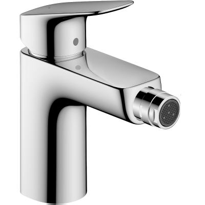Однорычажный смеситель для биде Hansgrohe Logis 100 с донным клапаном, хром