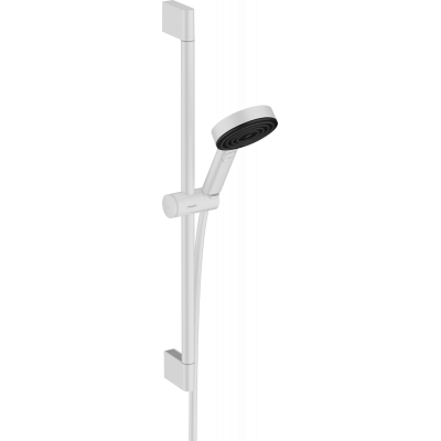 Душевой гарнитур Hansgrohe Pulsify Select S 105 3jet Relaxation со штангой 65 см, матовый белый