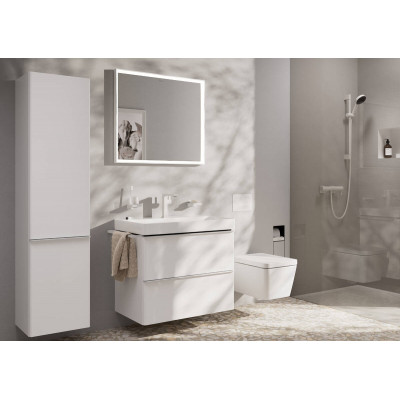 Душевой гарнитур Hansgrohe Pulsify Select S 105 3jet Relaxation со штангой 65 см, матовый белый