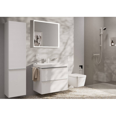 Душевой гарнитур Hansgrohe Pulsify Select S 105 3jet Relaxation со штангой 65 см, матовый белый