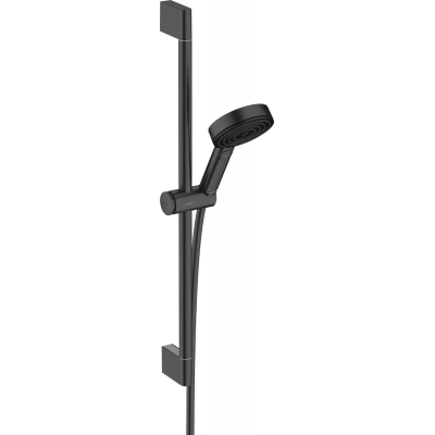 Душевой гарнитур Hansgrohe Pulsify Select S 105 3jet Relaxation EcoSmart со штангой 65 см, матовый черный