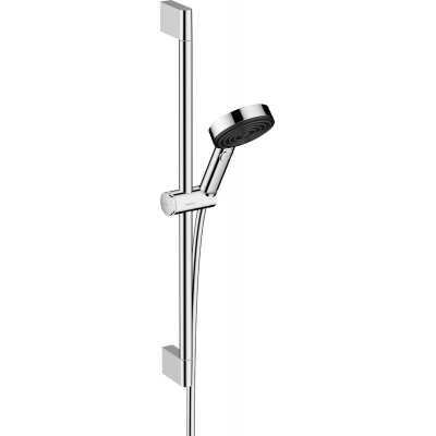 Душевой гарнитур Hansgrohe Pulsify Select S 105 3jet Relaxation EcoSmart со штангой 65 см, хром
