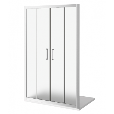 Душевая дверь 170х185 GoodDoor Latte профиль белый, матовое стекло