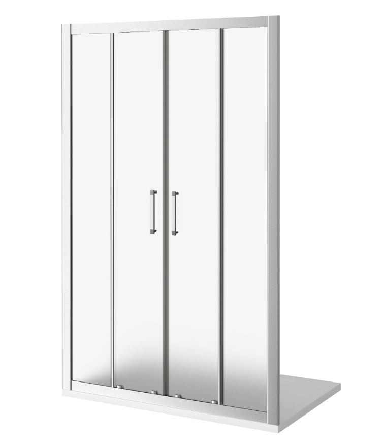 Душевая дверь 170х185 GoodDoor Latte профиль белый, матовое стекло