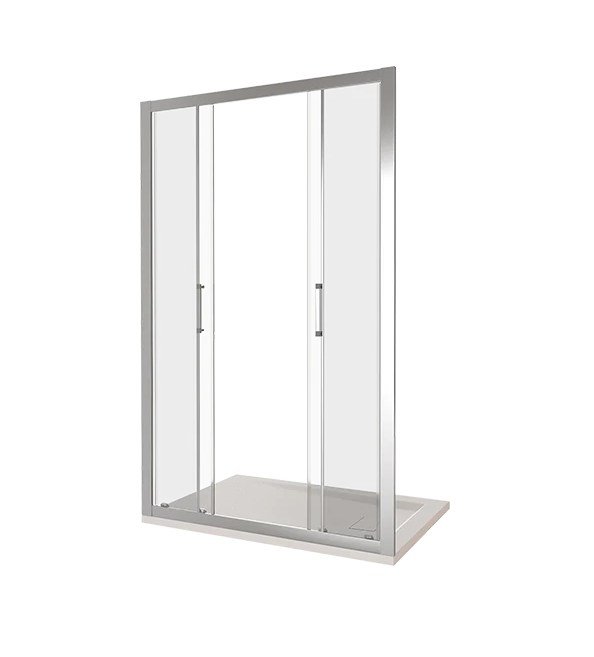Душевая дверь 170х185 GoodDoor Latte профиль белый, матовое стекло