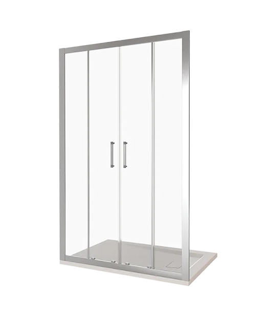 Душевая дверь 170х185 GoodDoor Latte профиль белый, матовое стекло