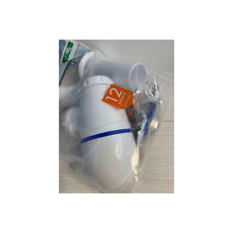 Сифон Unicorn B120 для кухонной мойки, литой выпуск 1 1/2" (&Oslash;40), чашка нержавейка, гибкий отвод &Oslash;40&times;&Oslash;40/50