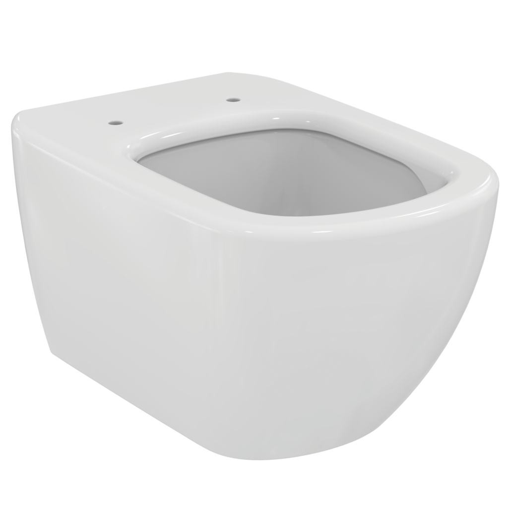 Подвесной унитаз Ideal Standard TESI AquaBlade, глубокий смыв, с крепежом, сидение тонкое с микролифтом